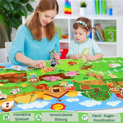 FilziKids Montessori Spielmatte | Ruhe im Alltag & Förderung