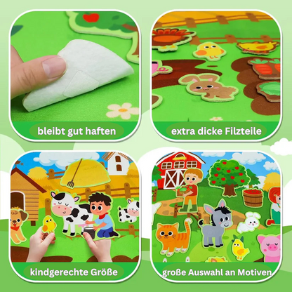 FilziKids Montessori Spielmatte | Ruhe im Alltag & Förderung